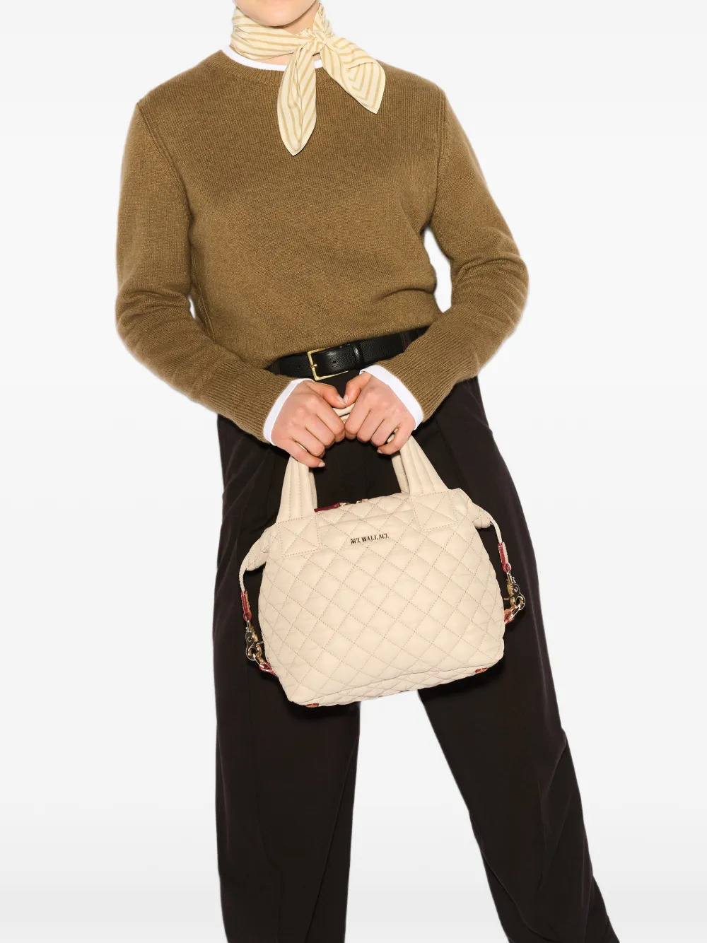  Mz Wallace Small Sutton Tote Bag - Neutrals 