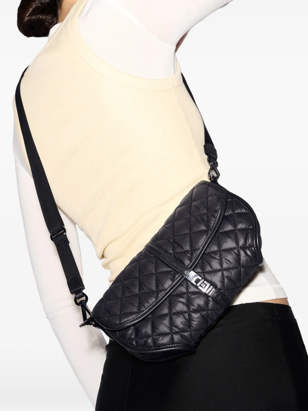  Mz Wallace Small Astor Clutch Bag - Black 