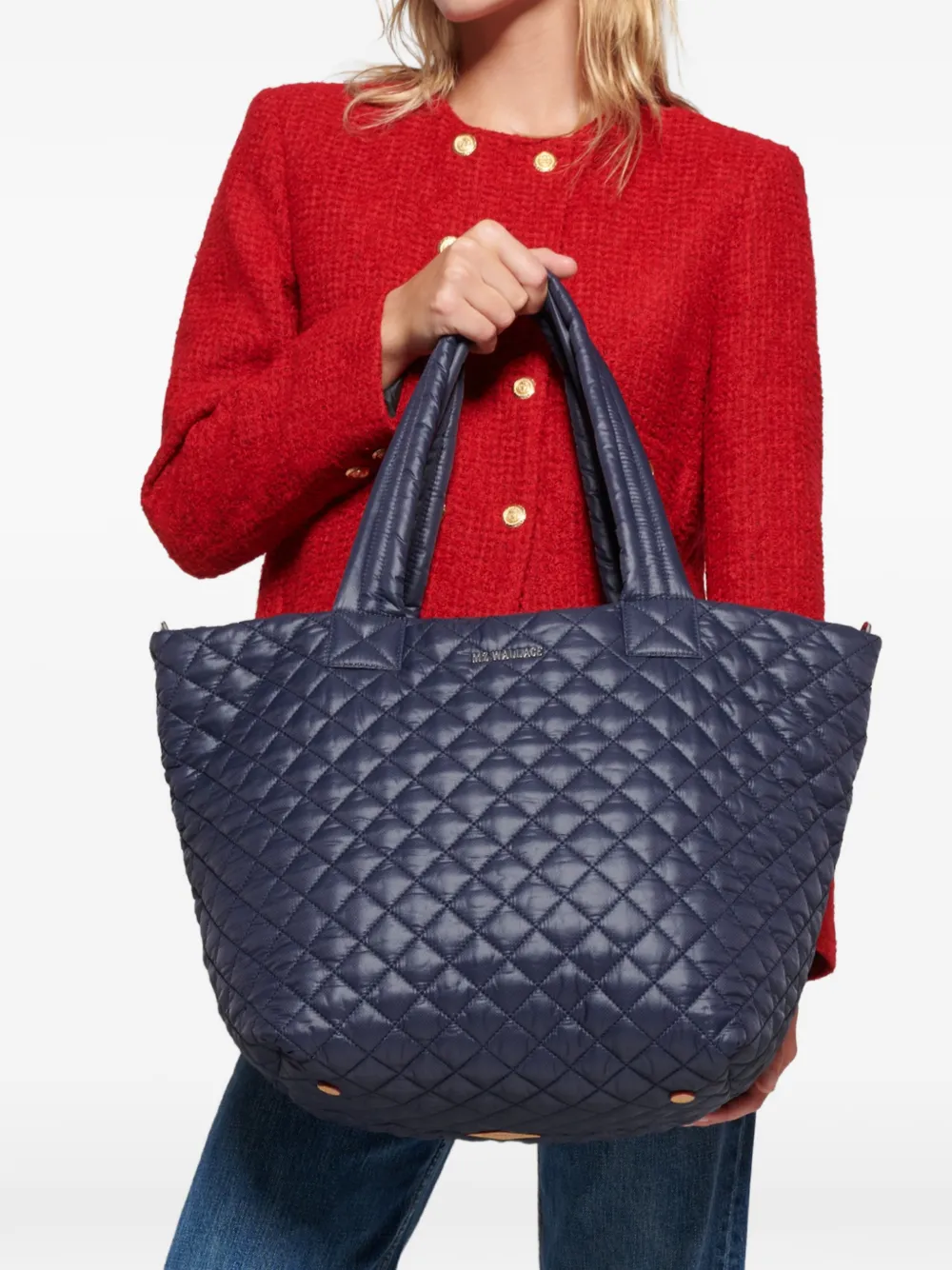  Mz Wallace Medium Metro Tote Bag - Blue 