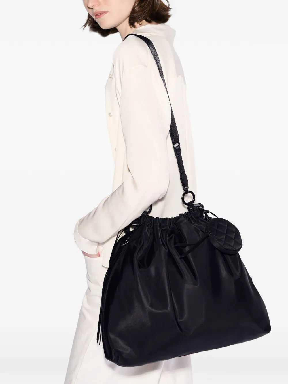  Mz Wallace Waverly Shoulder Bag - Black 