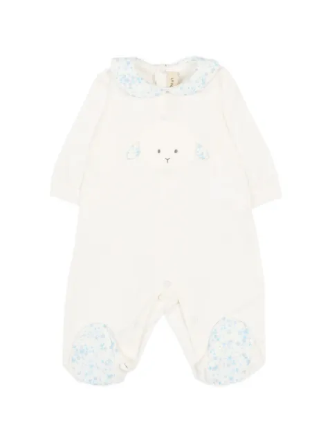 Le Boo Beebè floral appliqué babygrow