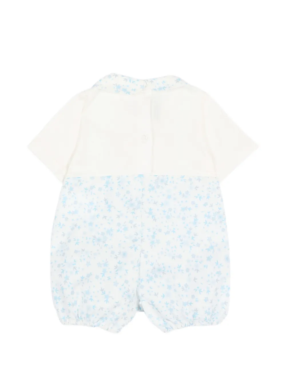  Le Boo Beebè Floral-print Romper - White 