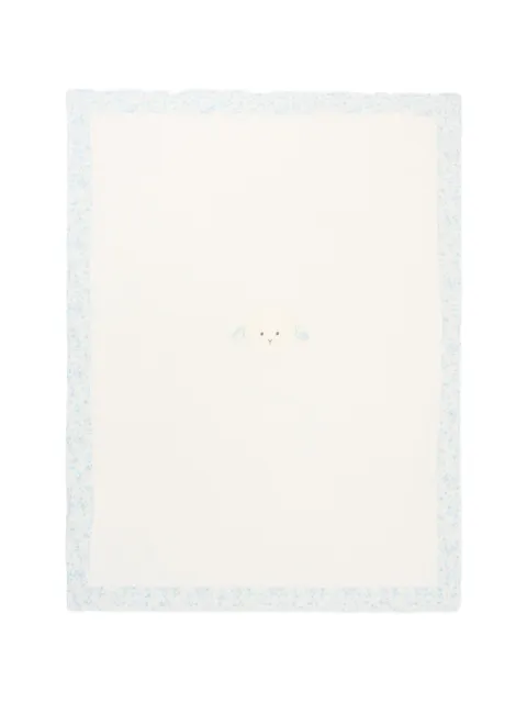 Le Boo Beebè floral border blanket