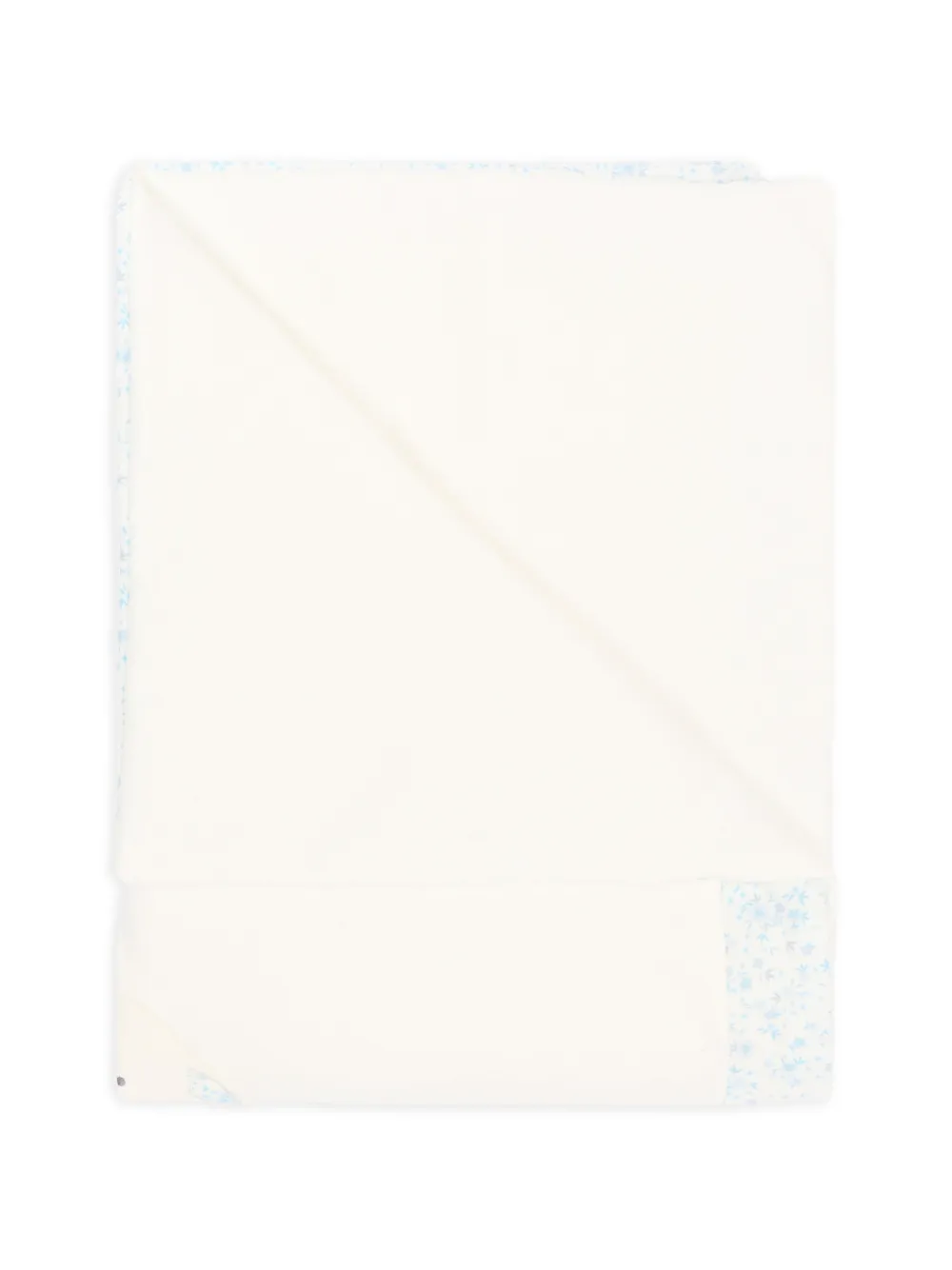  Le Boo Beebè Floral Border Blanket - Neutrals 