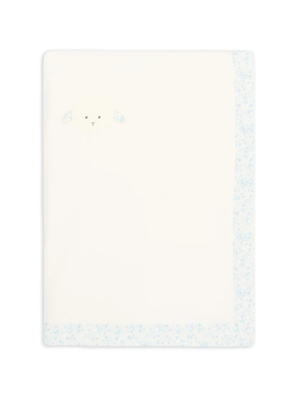  Le Boo Beebè Floral Border Blanket - Neutrals 