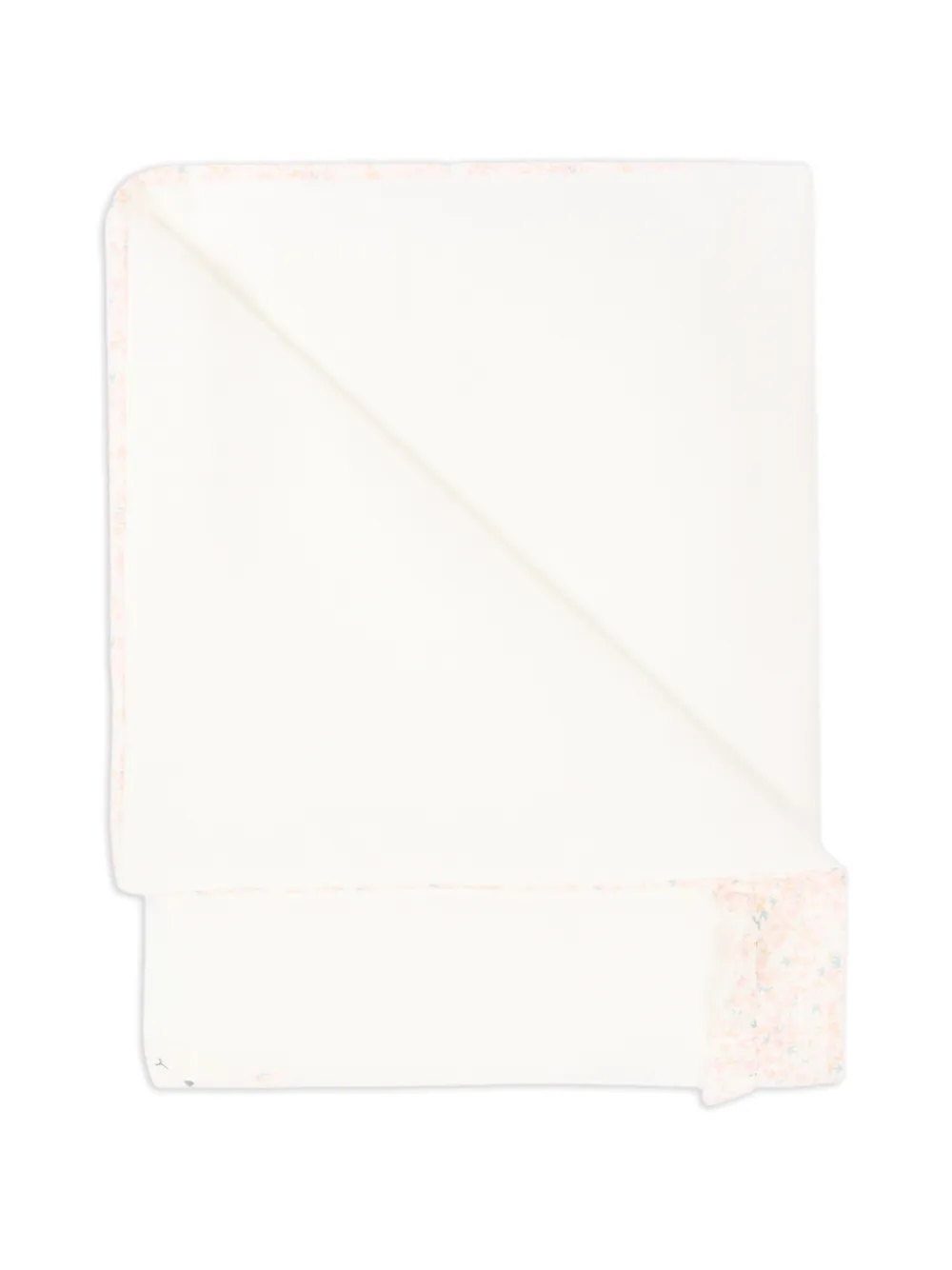  Le Boo Beebè Floral Trim Blanket - Neutrals 