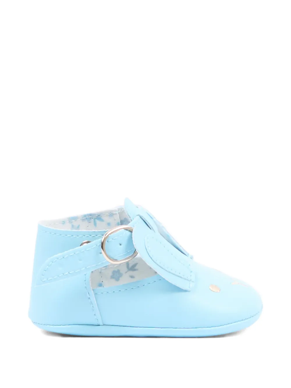 Le Boo Beebè Rabbit-appliqué Sandals - Blue 