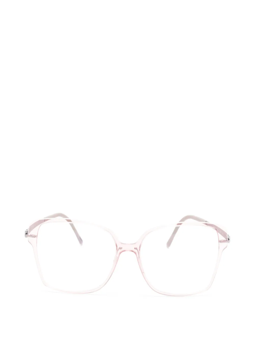 Silhouette square-frame glasses - Rosa