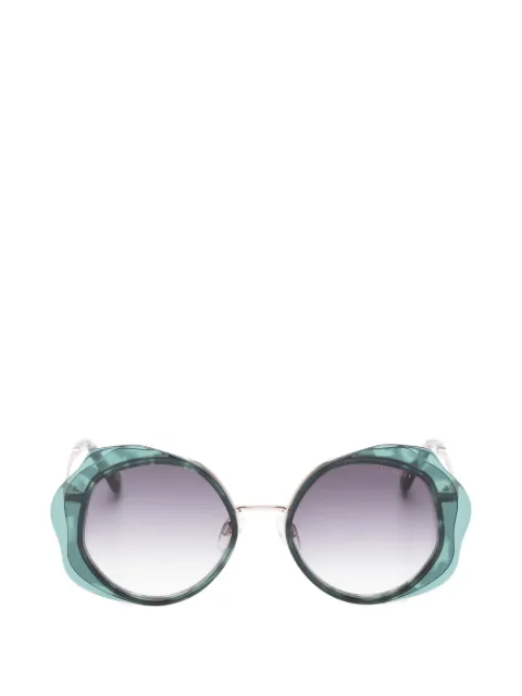 Ted Baker geometric-frame gradient-lens sunglasses
