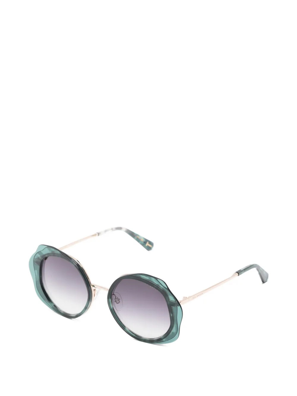 Ted Baker Zonnebril met geometrisch montuur Goud