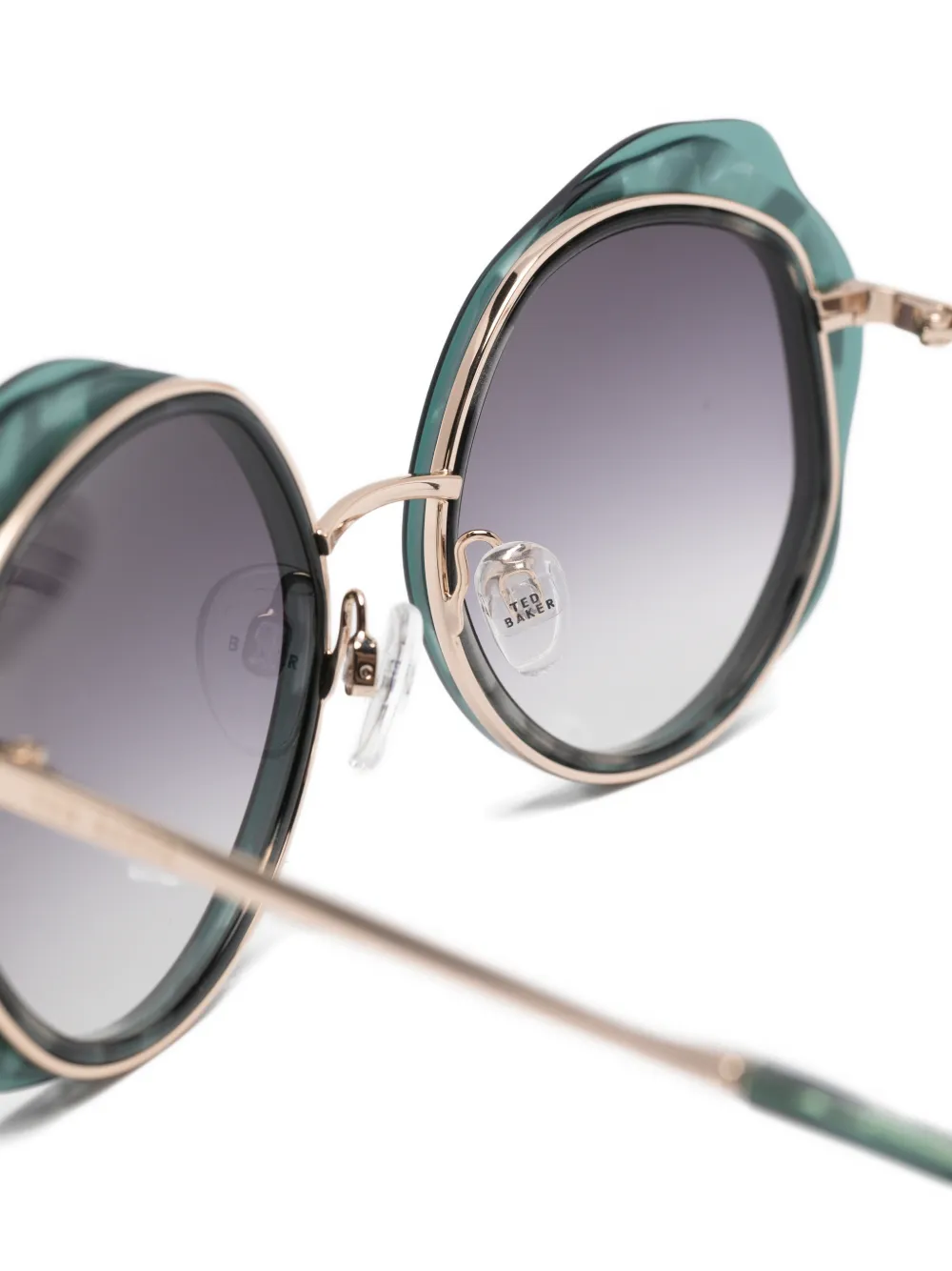 Ted Baker Zonnebril met geometrisch montuur Goud