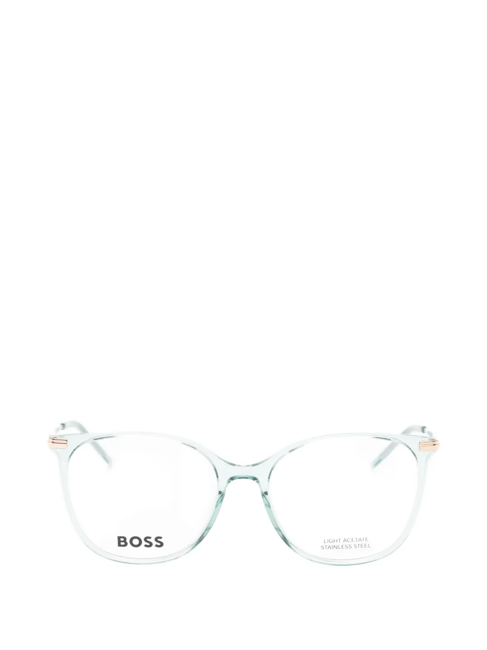 BOSS round-frame glasses - Blau