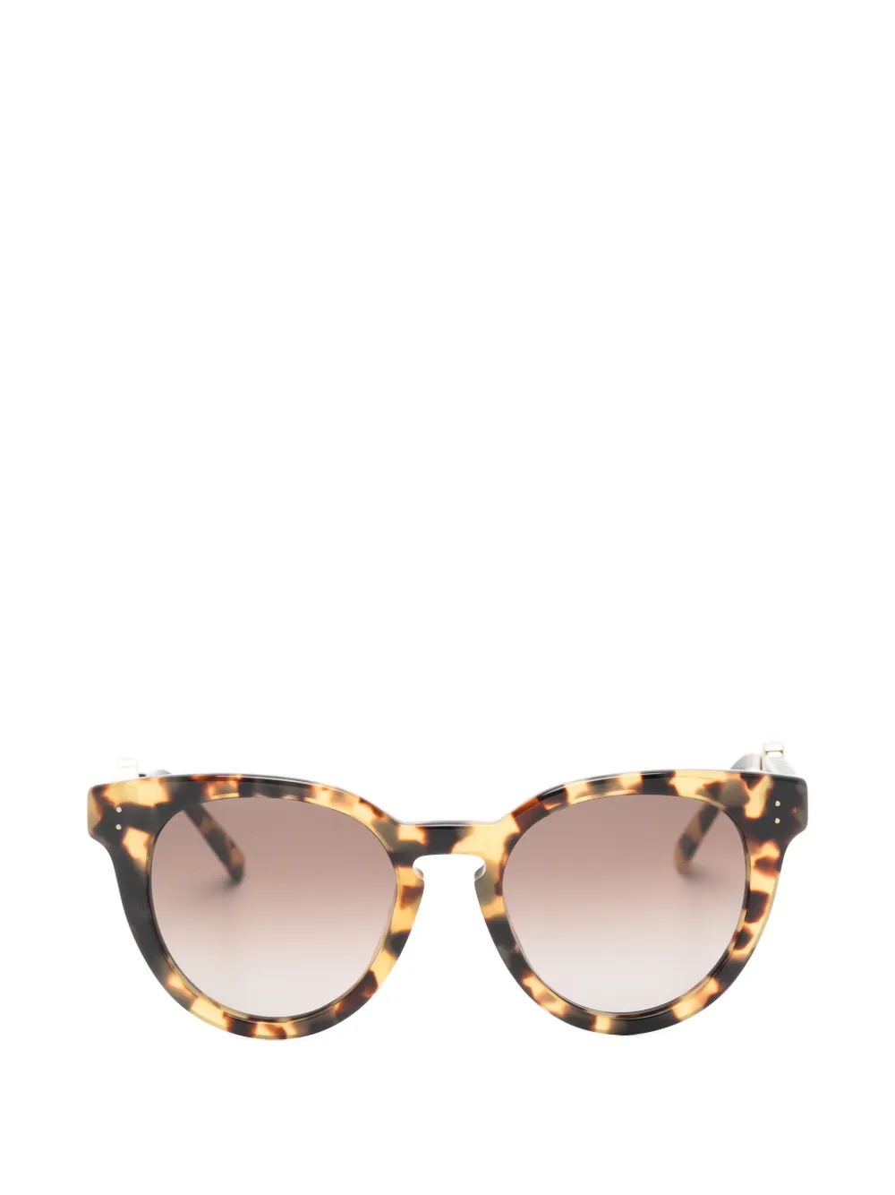Marc Jacobs Eyewear tortoiseshell-pattern round-frame sunglasses - Braun