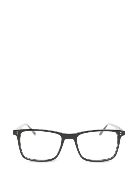 CHARLES STONE tortoiseshell-effect rectangle-frame glasses