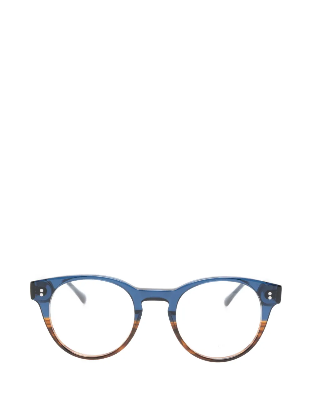 CHARLES STONE round-frame glasses - Blu