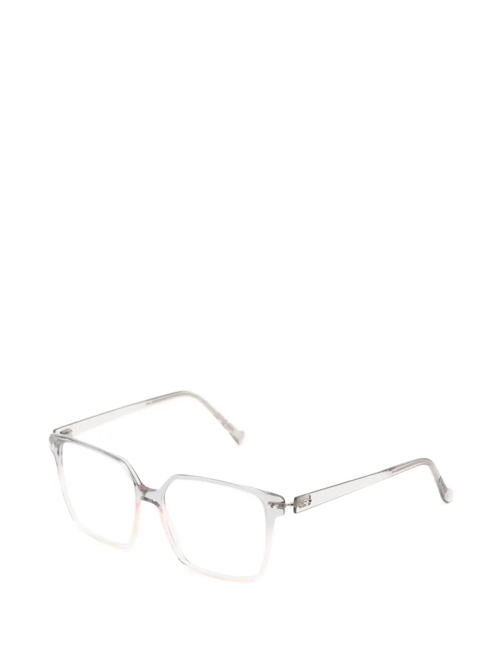  Igreen Lunettes De Vue à Monture Géométrique Et Effet Dégradé - Blanc 
