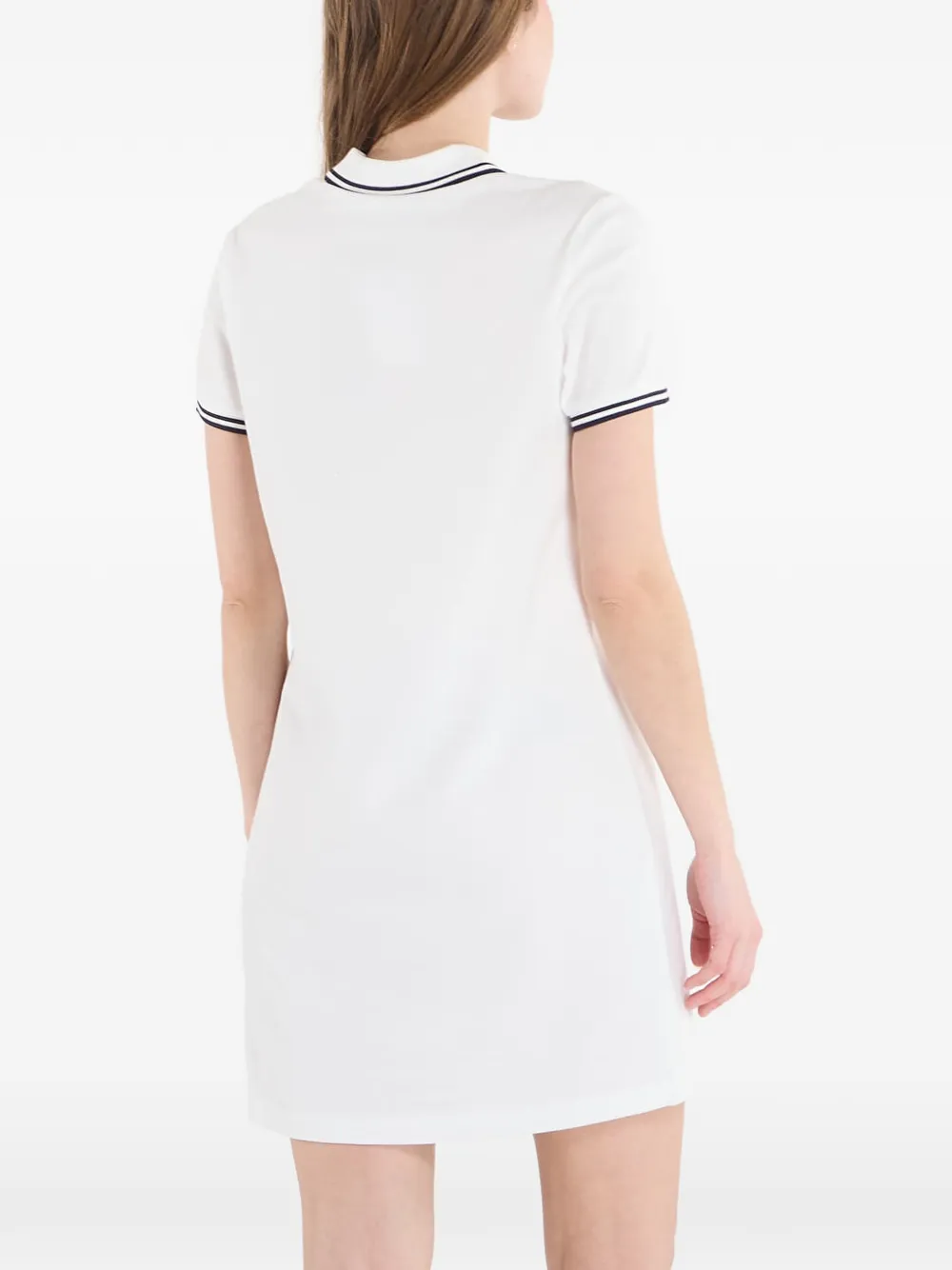 Fred Perry Mini-jurk met gedraaide afwerking Wit