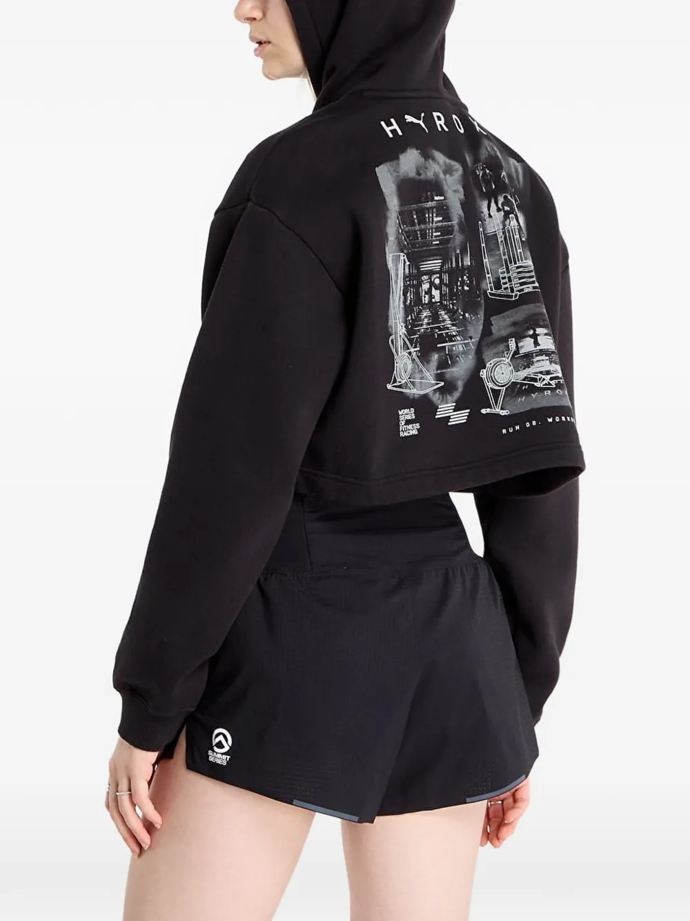 PUMA x HYROX Heavyweight Hoodie Zwart