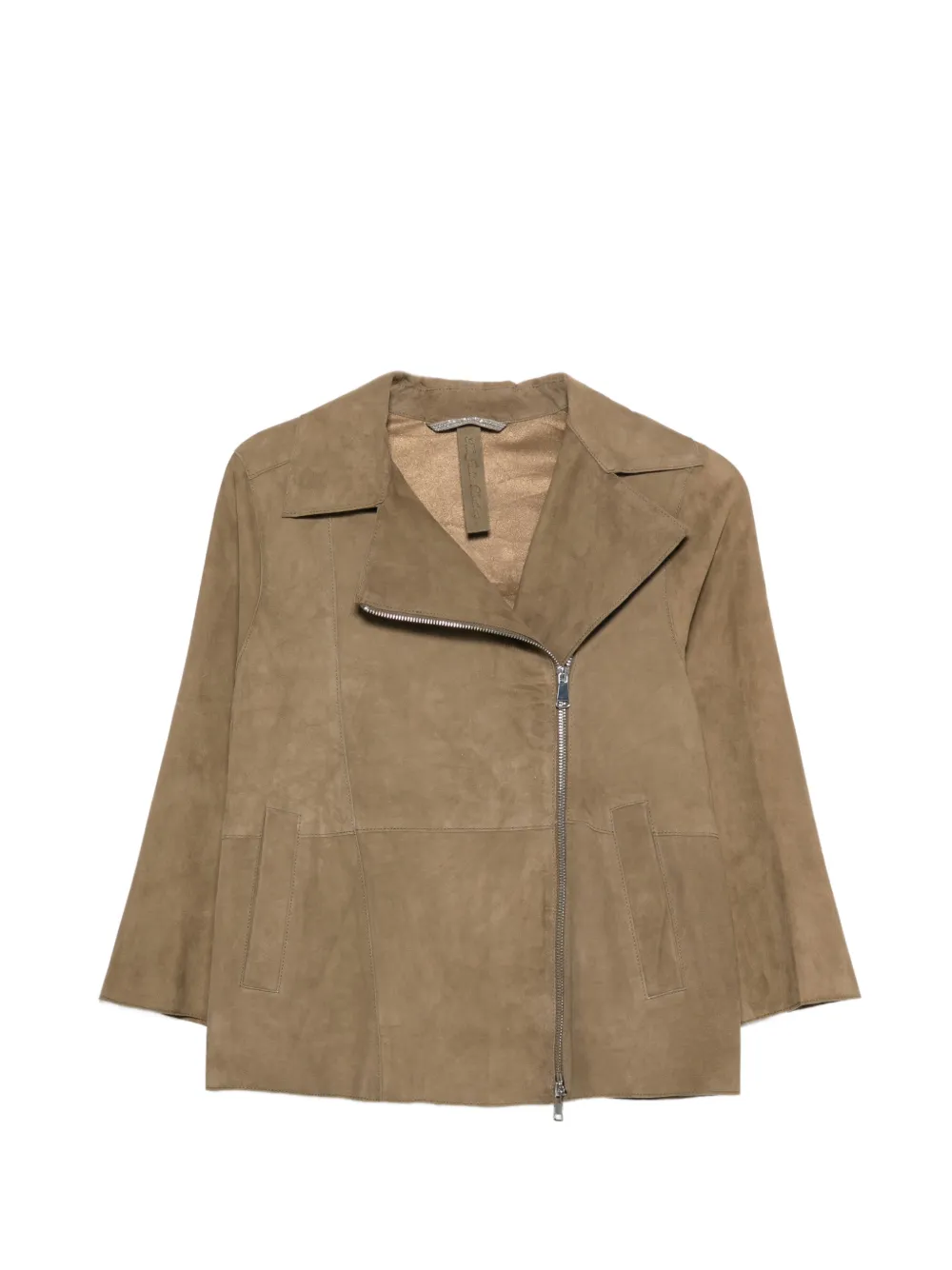 The Jackie Leathers Gaia suede jacket - Marrone