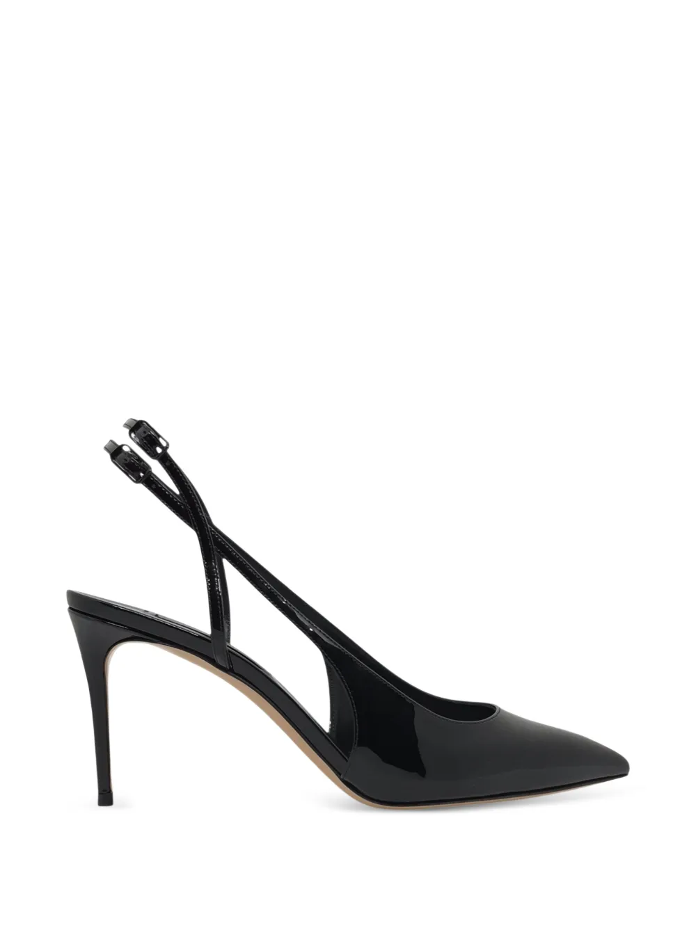 Casadei pointed-toe slingback pumps Zwart