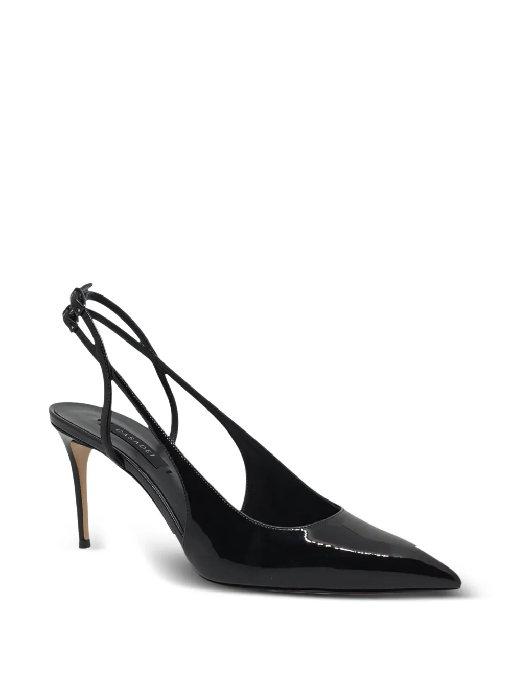 Casadei pointed-toe slingback pumps Zwart