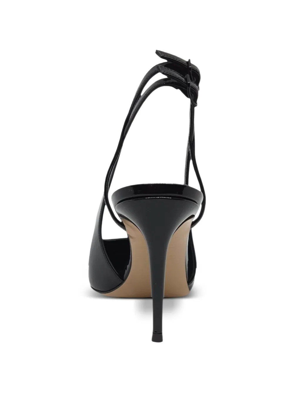 Casadei pointed-toe slingback pumps Zwart