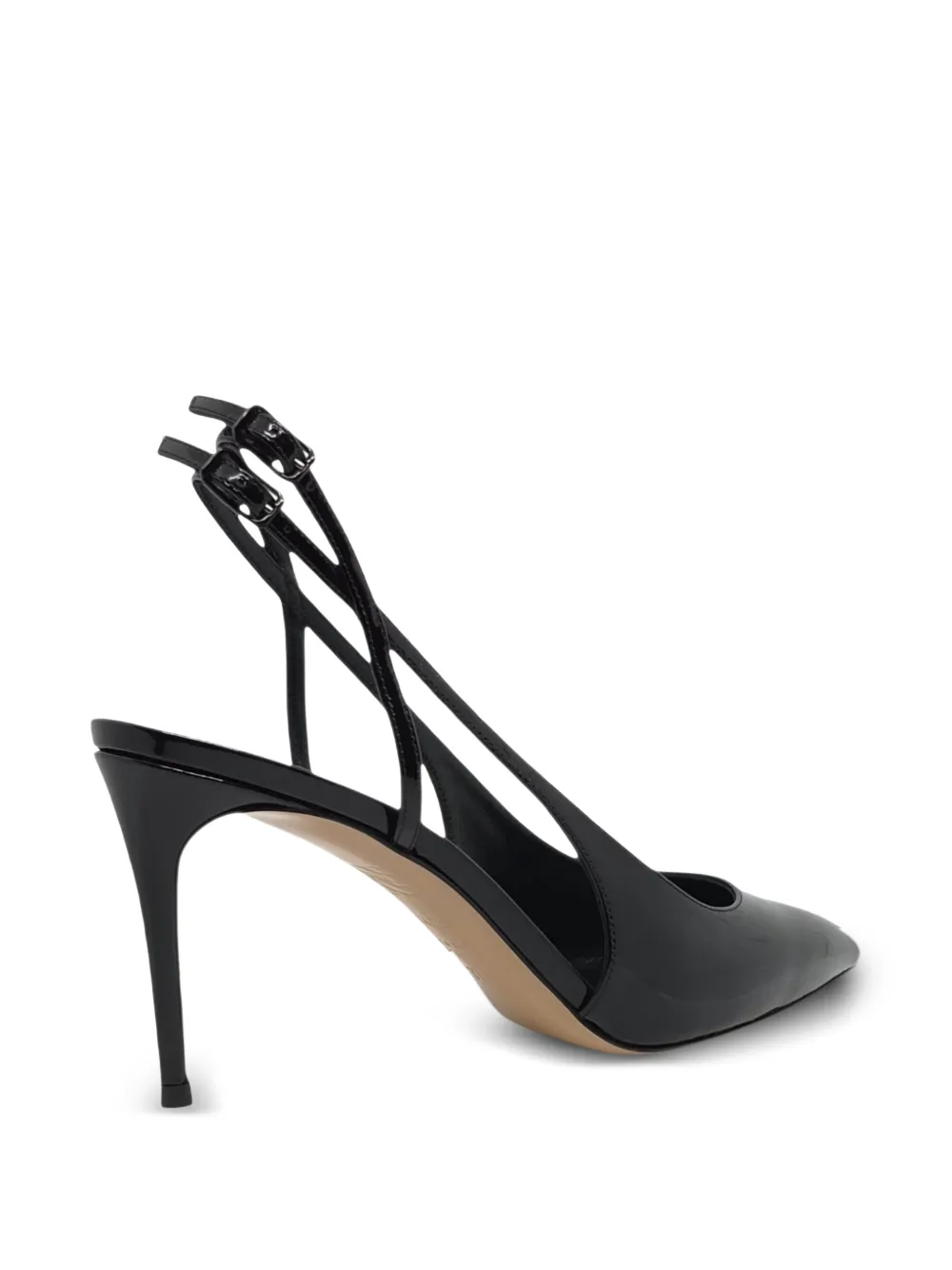 Casadei pointed-toe slingback pumps Zwart