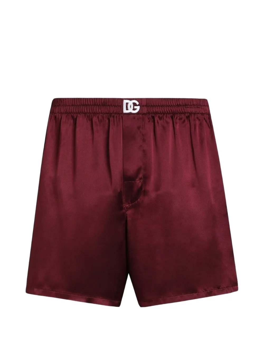 Dolce & Gabbana Boxer in raso di seta - Rosso
