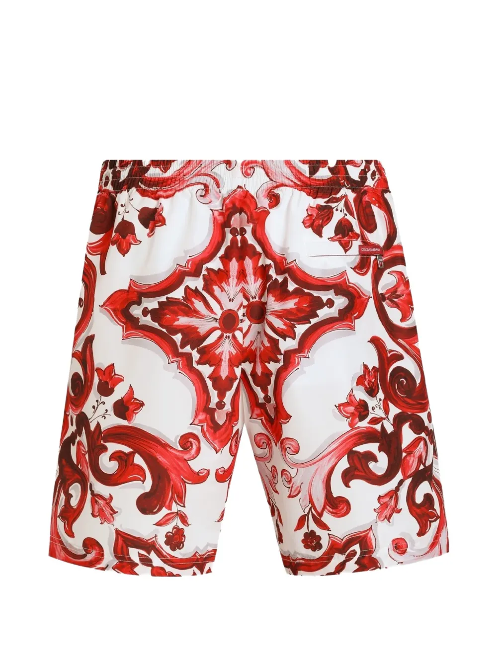 Dolce & Gabbana Zwembroek met Majolica-print Wit