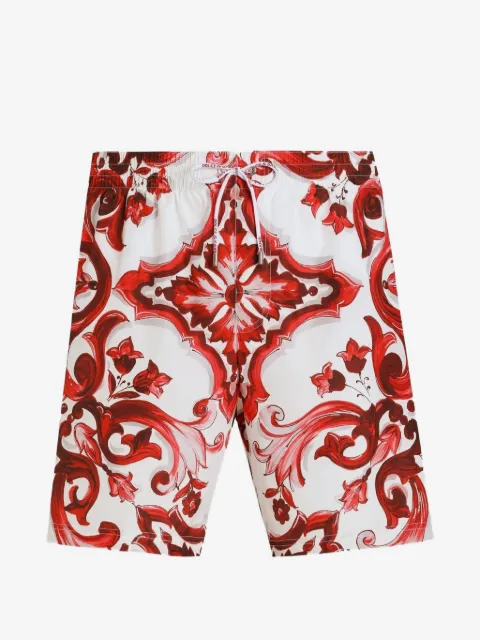 Dolce & Gabbana Majolica-print medium boxer shorts