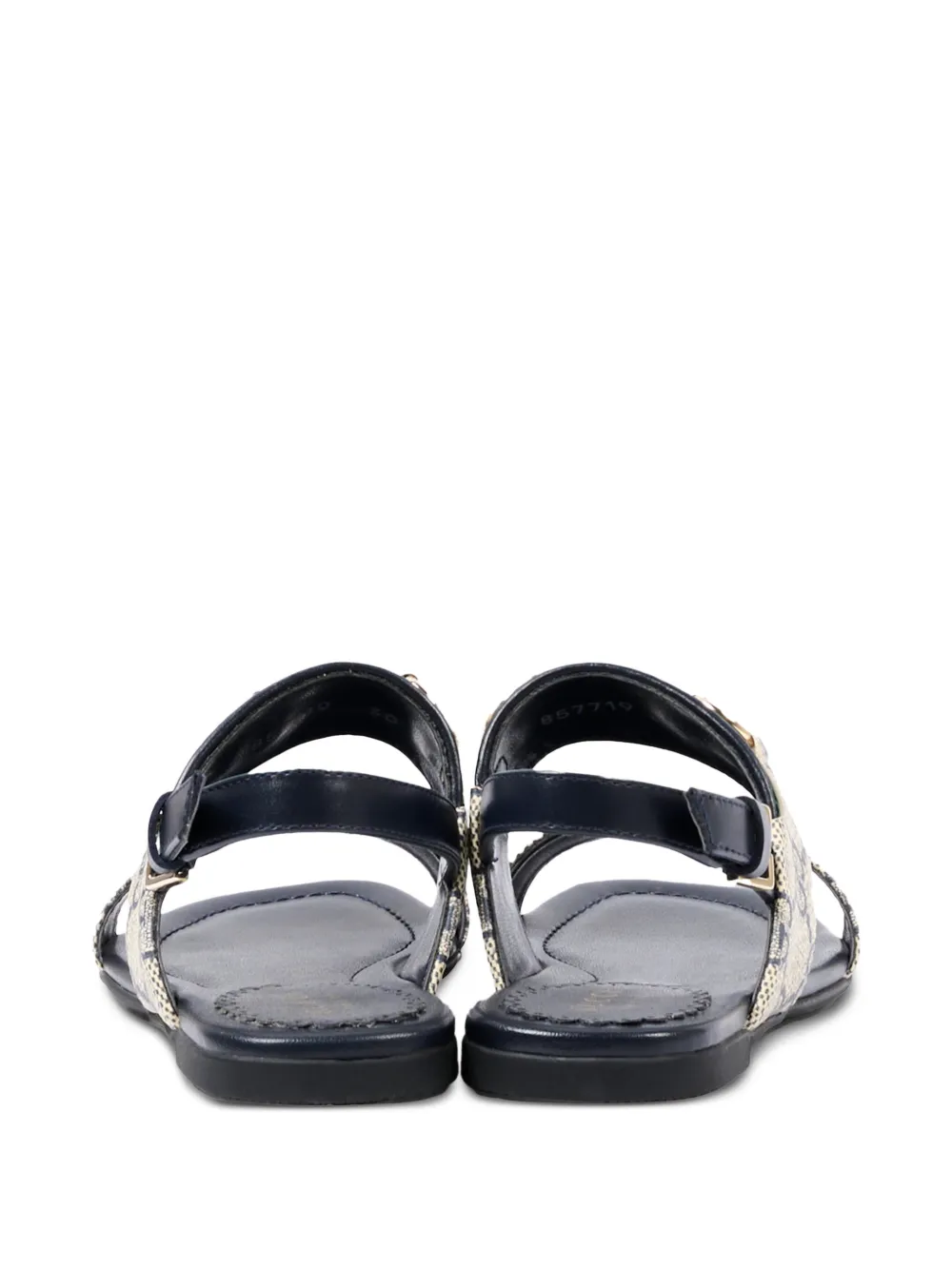 Gucci Kids logo strap sandals Blauw