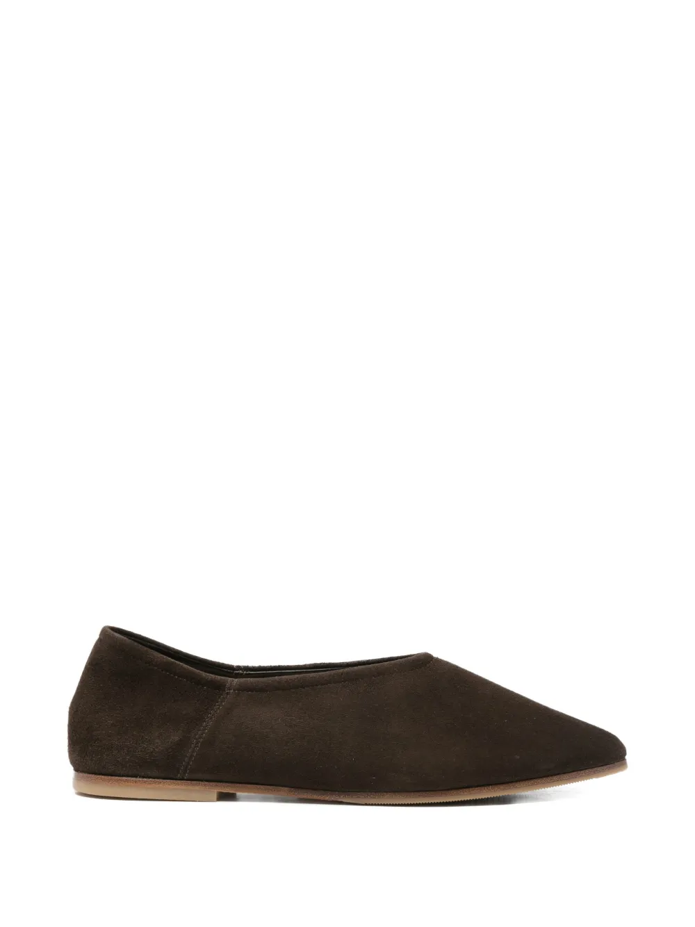 babú Milano pointed-toe ballet flats - Marrone
