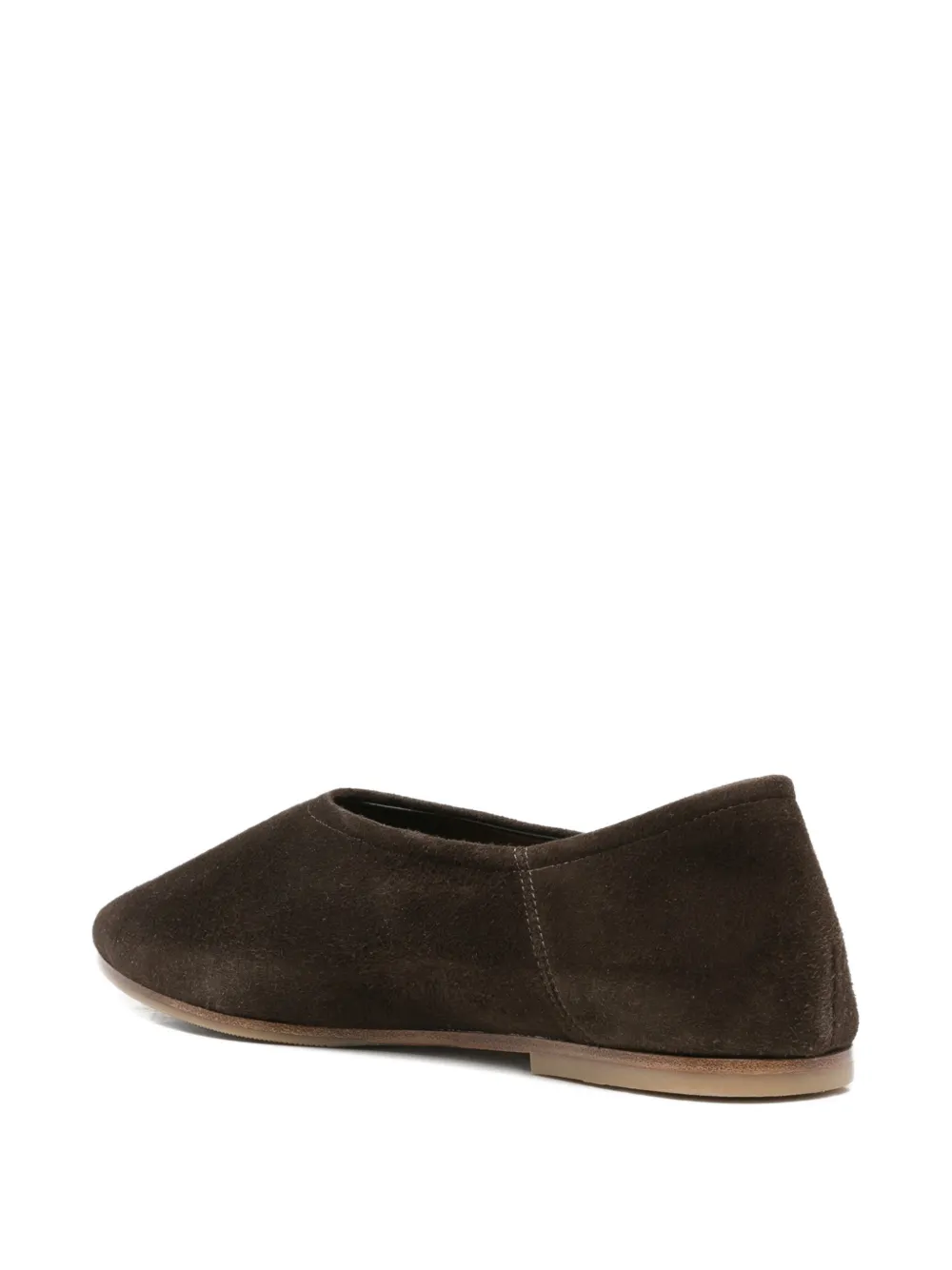  Babú Milano Pointed-toe Ballet Flats - Brown 