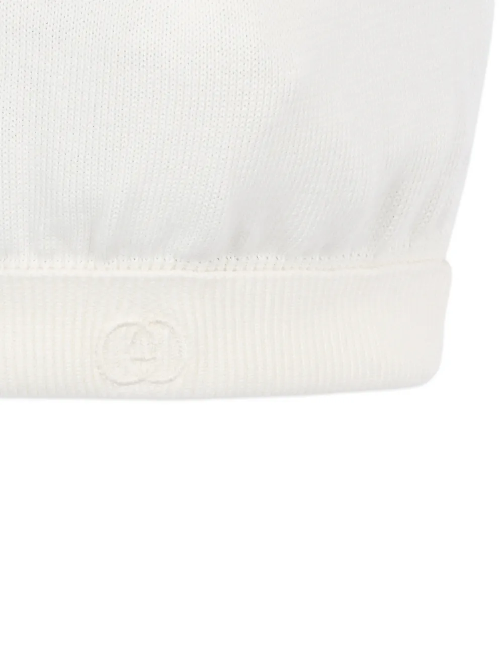  Gucci Kids Interlocking Hat - White 