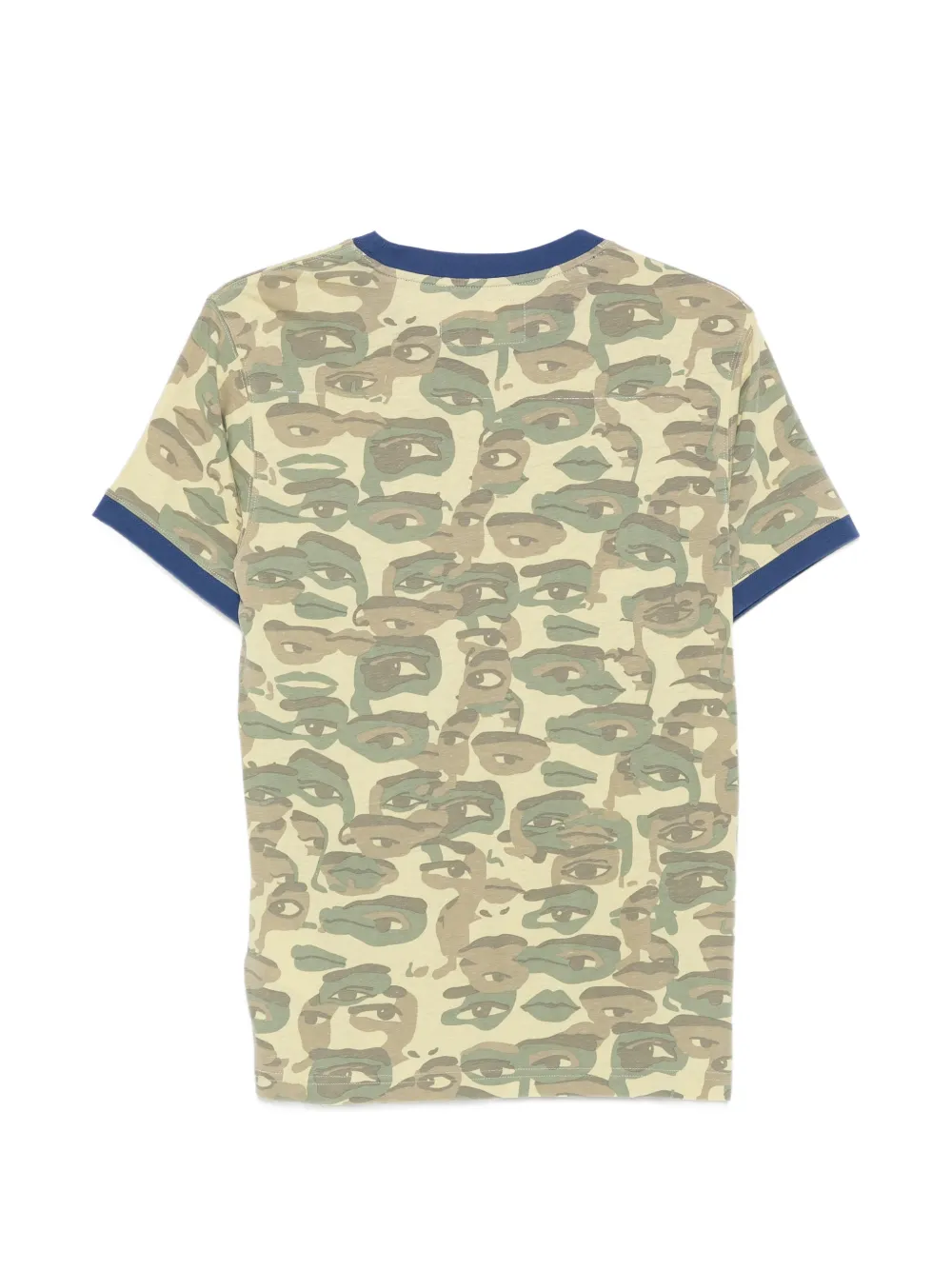 KidSuper Face Camo T-shirt Groen