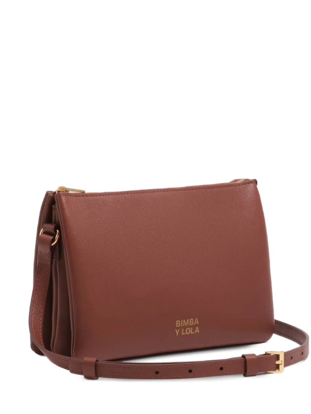 Bimba y Lola zip tote bag - Marrone