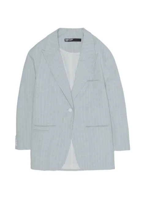 Bimba y Lola pinstripe single-button blazer