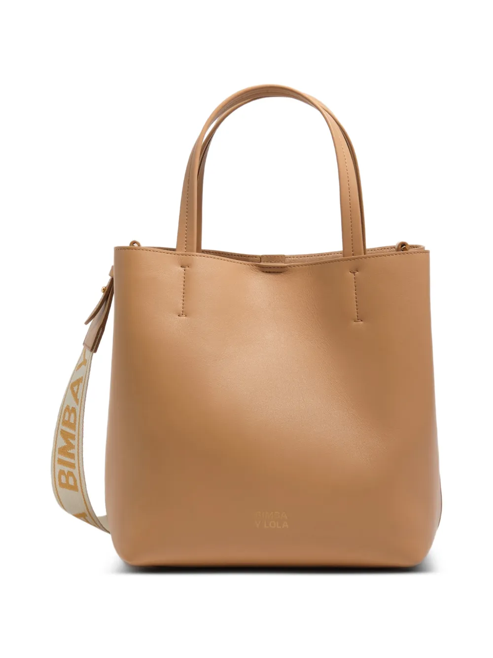 Bimba y Lola top handle mini bag - Toni neutri