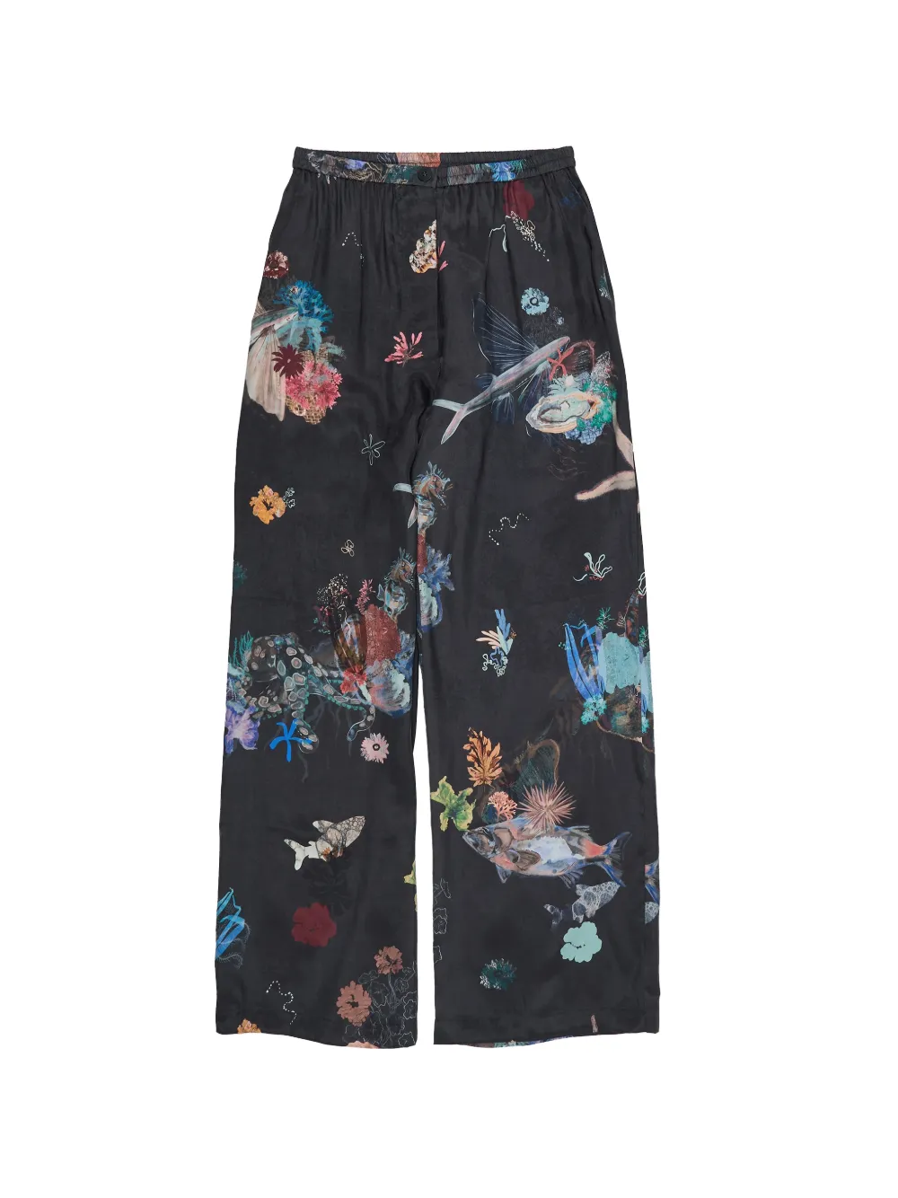 Bimba y Lola floral print trousers - Nero
