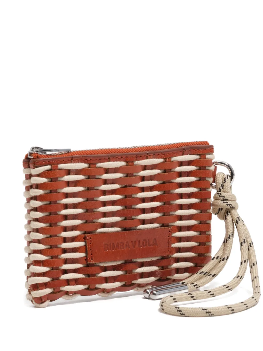 BIMBA Y LOLA Gewebtes Portemonnaie - Braun