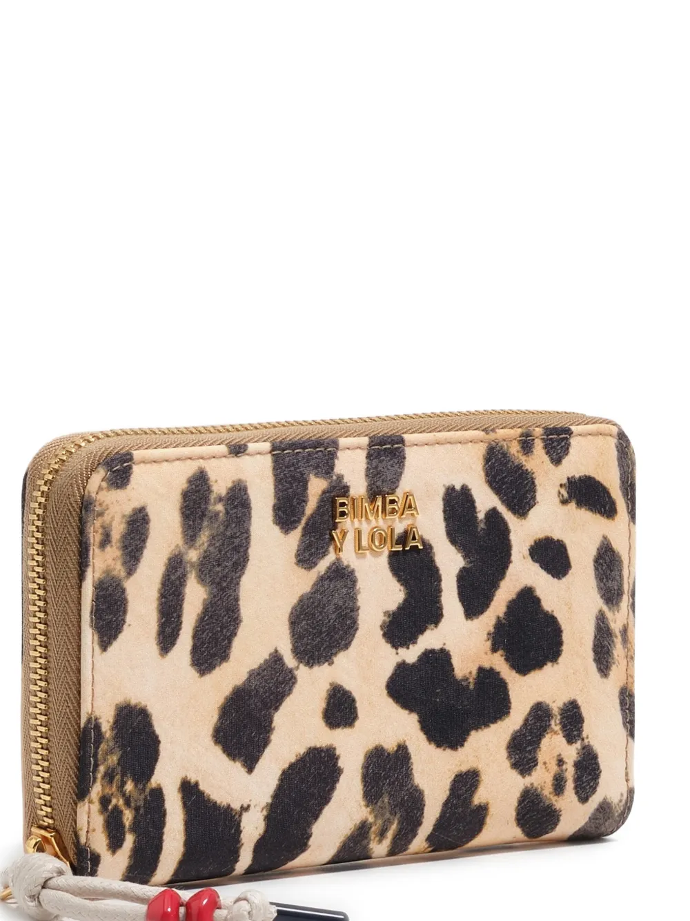 Bimba y Lola leopard zip wallet - Toni neutri