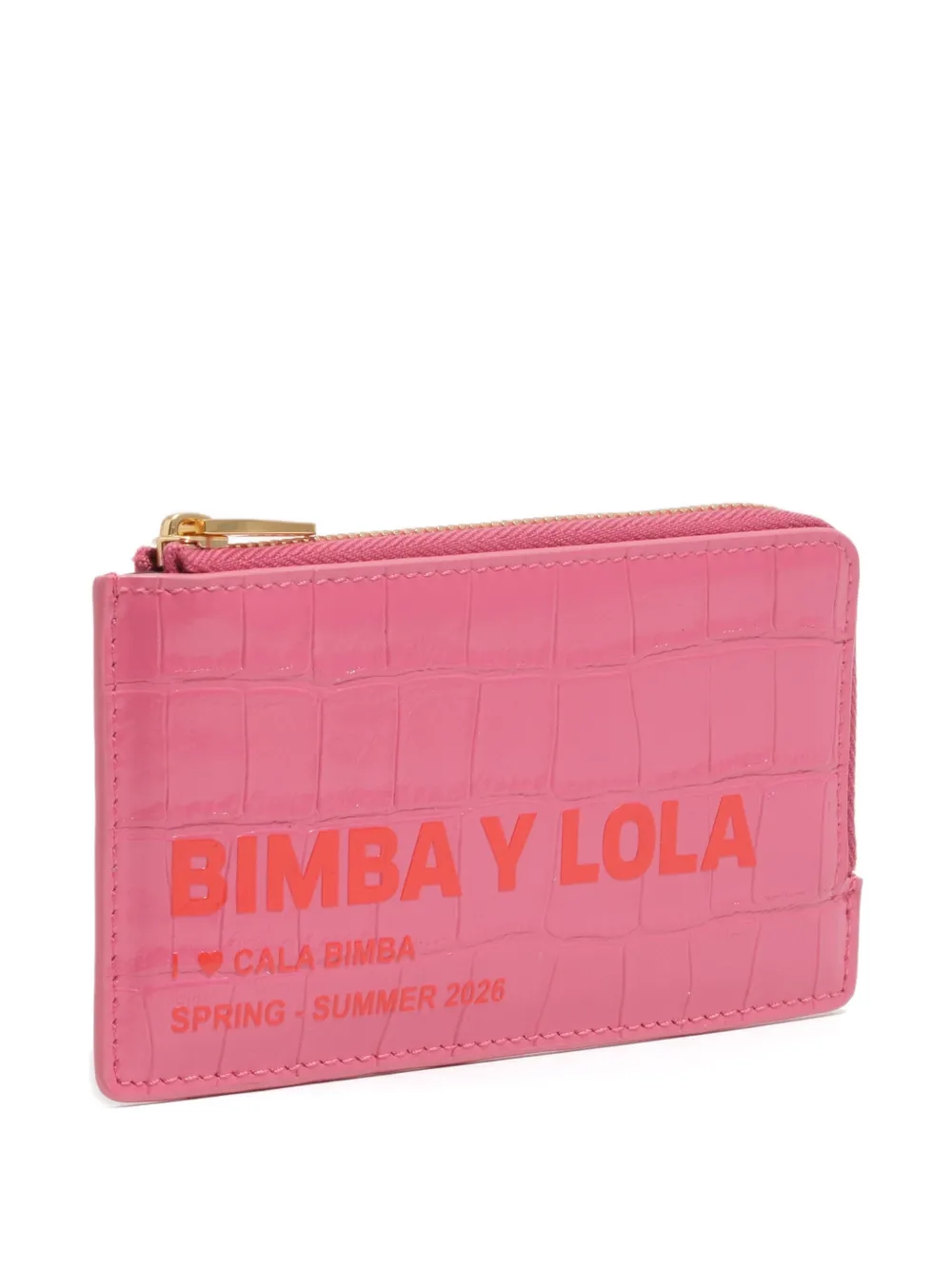 BIMBA Y LOLA embossed zip wallet