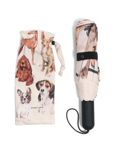 Bimba y Lola paraguas con perro estampado