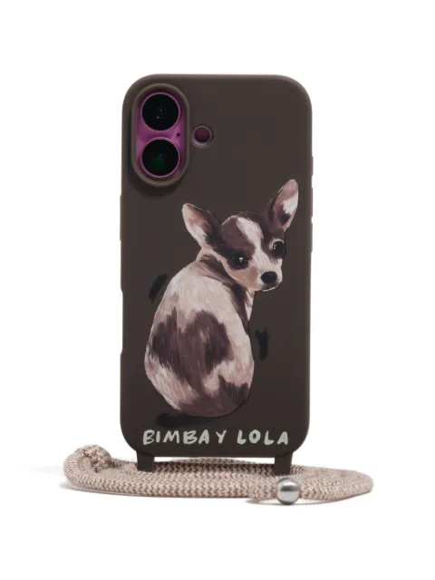 Bimba y Lola Iphone 16 dog charm case