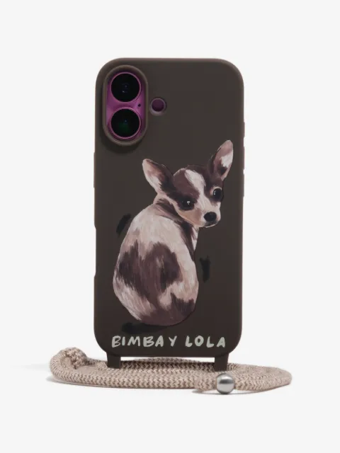Bimba y Lola Iphone 16 cover med hundevedhæng
