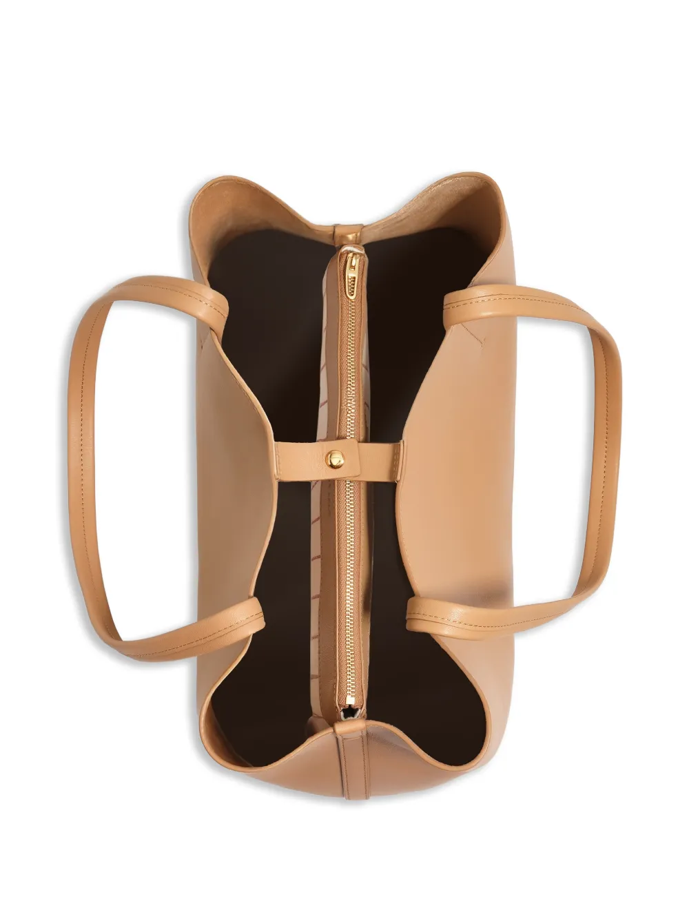 BIMBA Y LOLA Medium shopper met handvat en band Beige