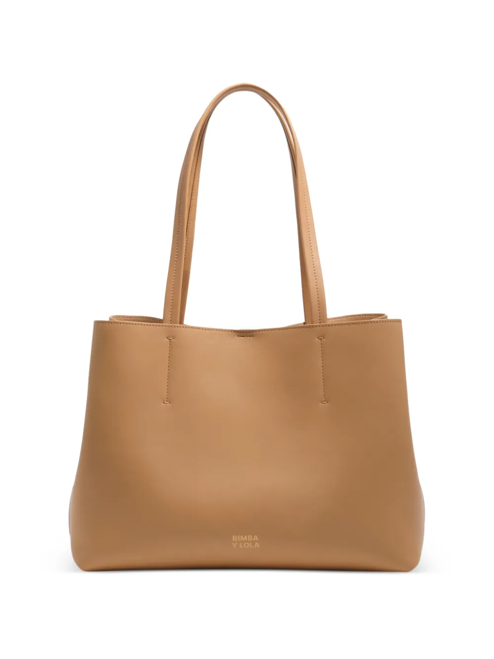 Bimba y Lola top handle tote bag - Toni neutri