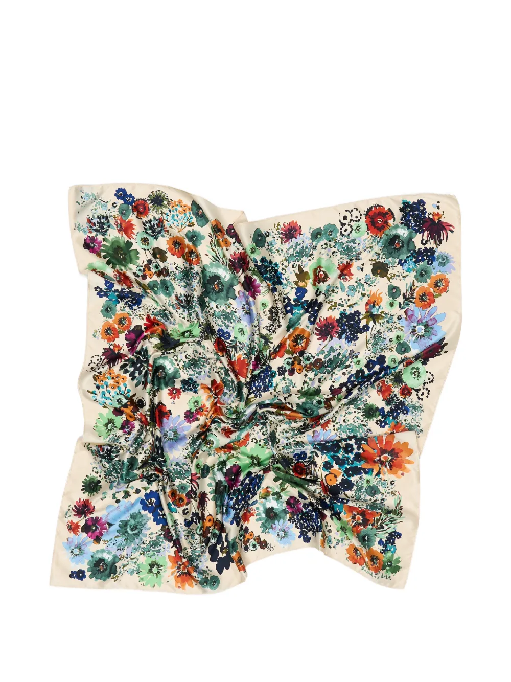 BIMBA Y LOLA Sjaal met bloemenprint Beige