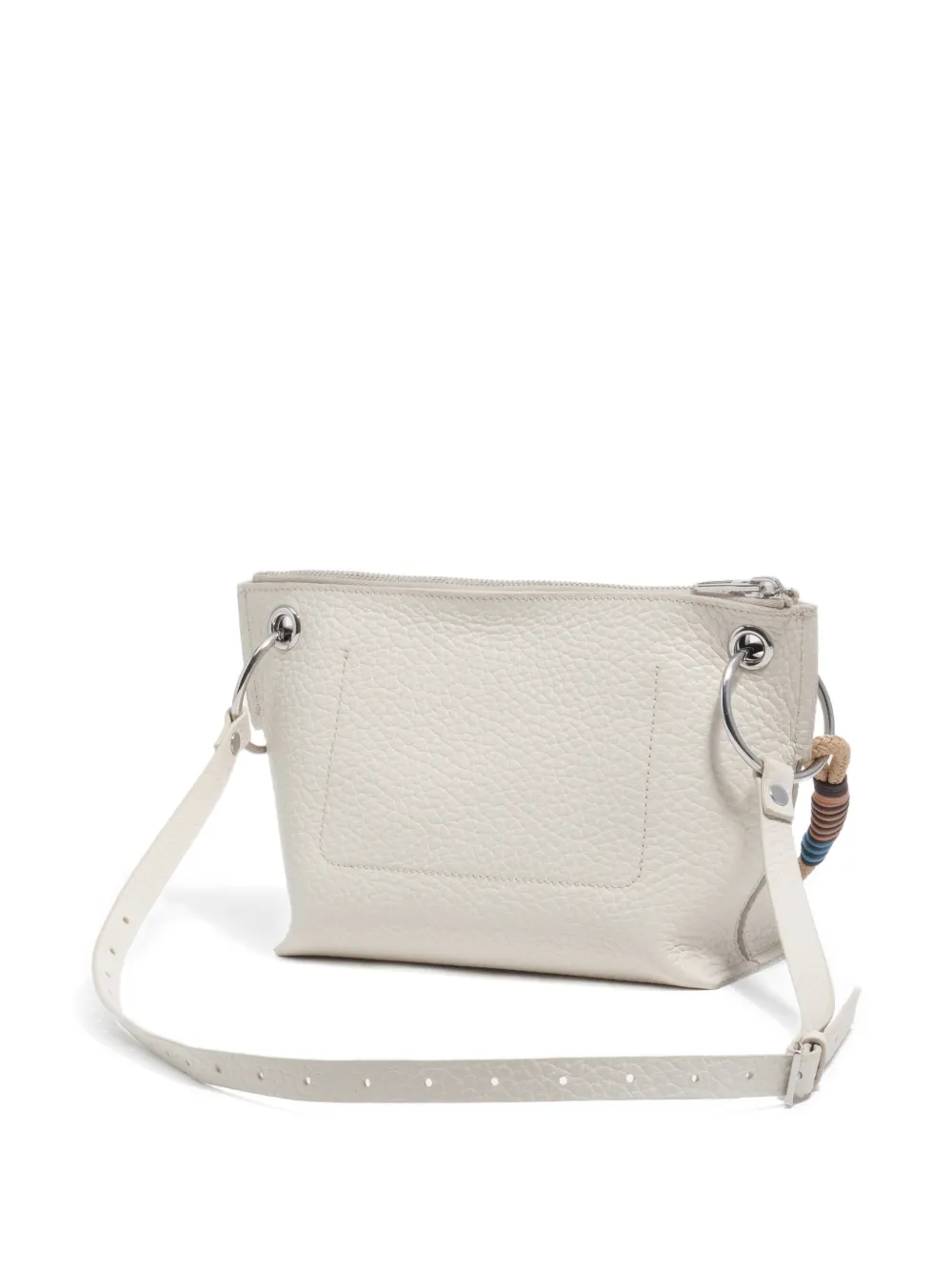 BIMBA Y LOLA Geknoopte leren mini-tas met touw Beige