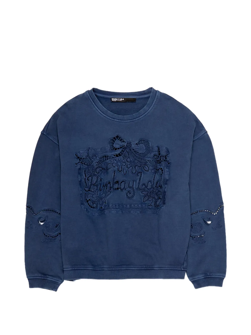 Bimba y Lola cut-out details sweater - Blu